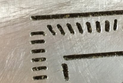 Détail de découpe CNC