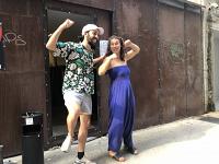 Le duo entre technicien et actrice, pour le off 2024 !