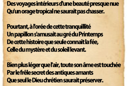 Le secret des antiques amants